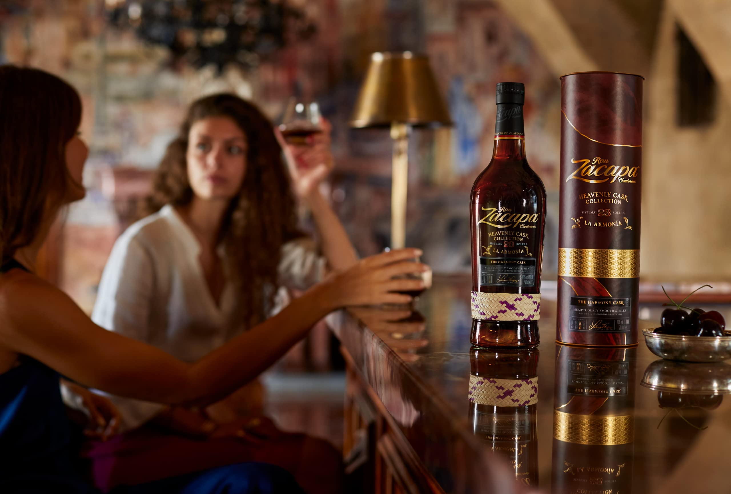 Zacapa La Armonia, Ultra-Premium-Rum, Heavenly Cask- Kollektion, handverlesen aus Guatemala, Rum, 40% vol, 700ml Einzelflasche
