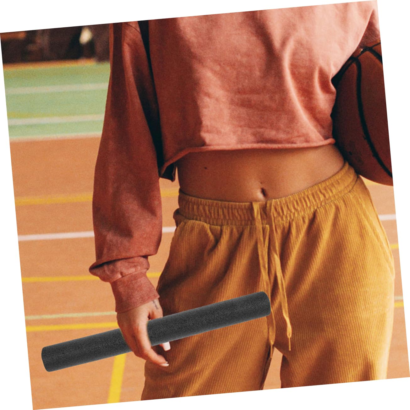 BCOATH 2pcs Basketball Training Bar Supple Blocking Rod for Skill Enhancement Improve Hand-Eye Coordination Reflexes for All Ages Soft Design for Enhanced Practice