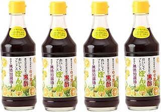 唐船峡食品 ゆず黒酢ぽんず 300ml×4本