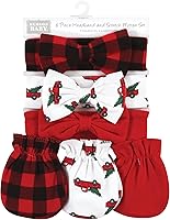 Vista 34 de Hudson Baby Conjunto de diadema de algodón y manoplas para rascar para bebé Unicornio