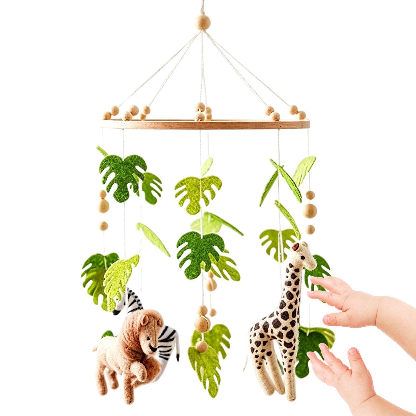 Mobile per lettino a forma di animale | Campana da letto con animali per casa, appartamento, camera da letto, soggiorno, sala giochi, asilo, dormire, viaggi