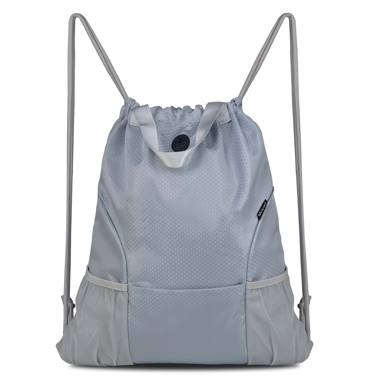 Moyad Waterproof Drawstring Bags for Sports Unisex Printed Gym Sack, String PE Swimming School Backpacks with Carry Handles