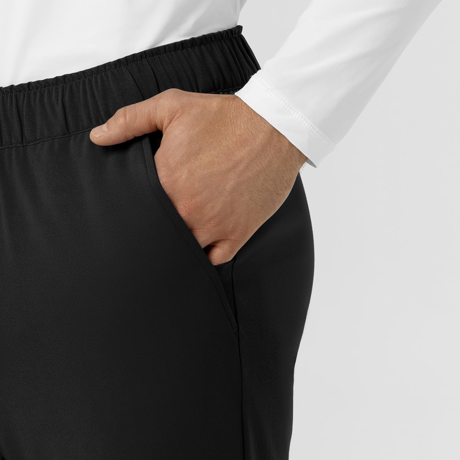 Carhartt Force Cross-Flex Scrubs for Knit Men, Straight Leg Tapered Scrub Pants - Black, S - Image 6