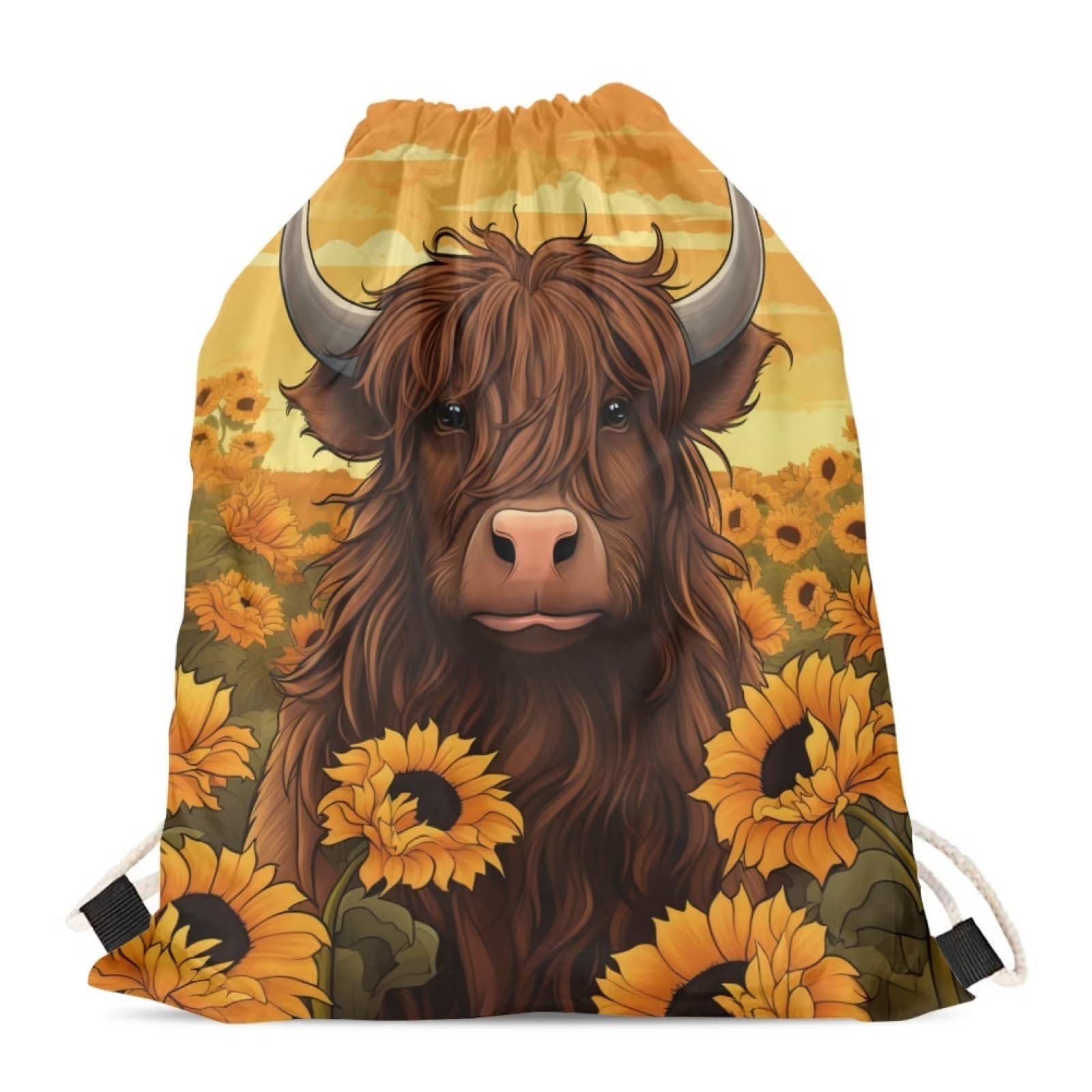 HELLHERO Gym Drawstring Bags Backpack for Kids Women Men Travel Sports