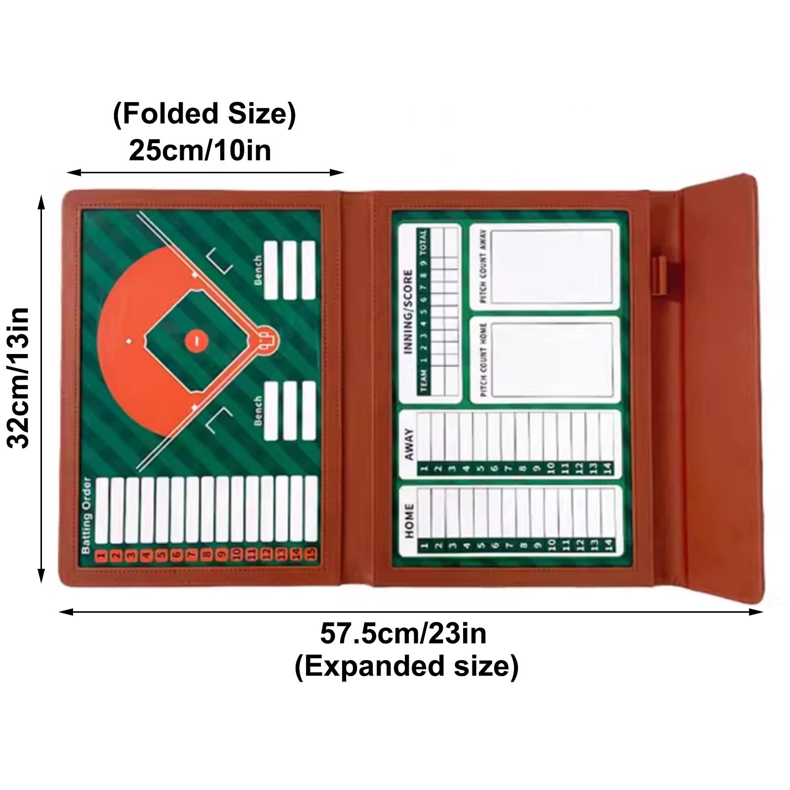 Lavagnetta Strategie, Lavagna Magnetica per Allenamento e Analisi dei Giochi, Lavagna per Appunti da Baseball Resistente per Allenatori, Non Si Deforma né Si Rompe