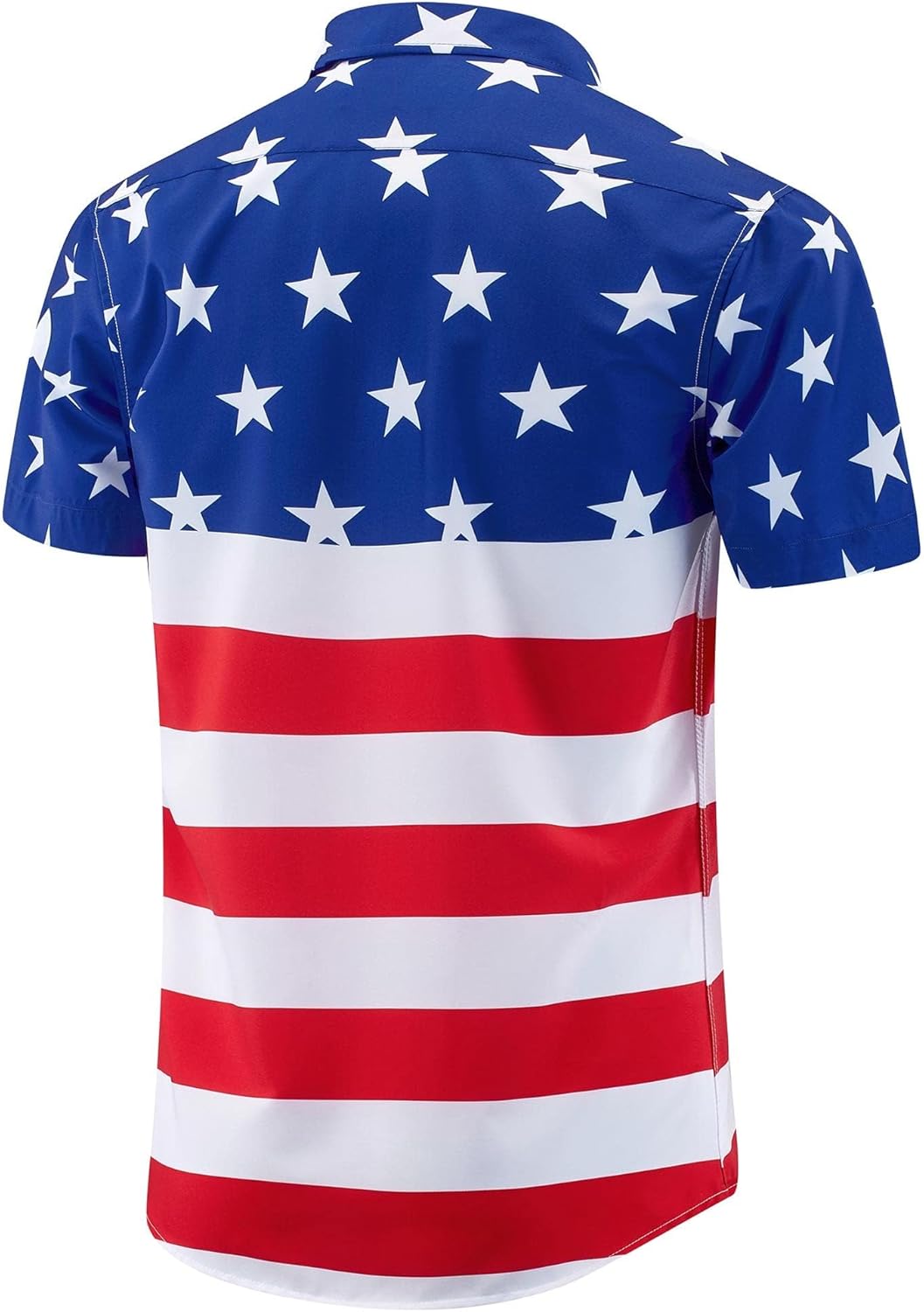 J&DHUASHA Men's Hawaiian Shirts Casual Button Down Short Sleeve Beach Tropical Aloha Shirt - Image 3