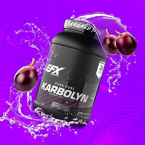 Miniatura 229 de EFX Sports Karbolyn Fuel | Polvo de carbohidratos de rápida absorción | Carga de carbohidratos, energía sostenida, recuperación rápida, sin