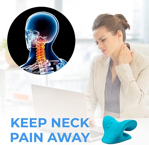 Miniatura 2 de Estirador de hombro para cuello, apto para FSA y HSA, corrector de joroba con dispositivo de tracción cervical, viejas, cuello técnico, alivio del