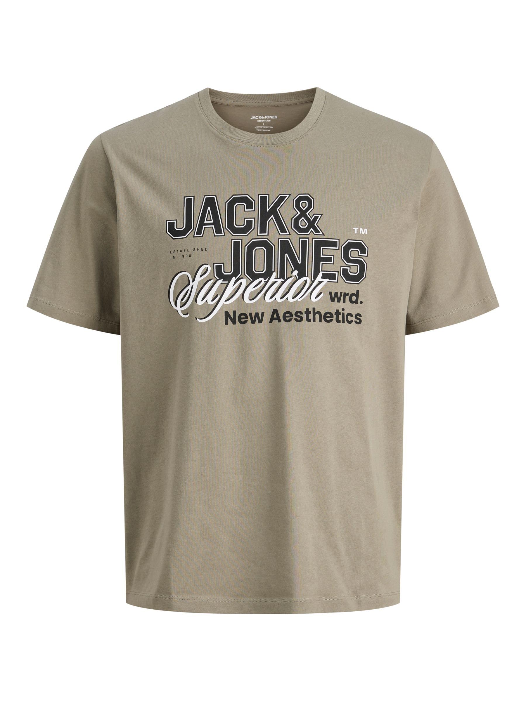 JACK & JONES Herren Jjelogo Tee Ss O-Neck 2 Col Ss26 Sn Jjelogo Tee Ss O-Neck 2 Col Ss26 Sn (1er Pack)