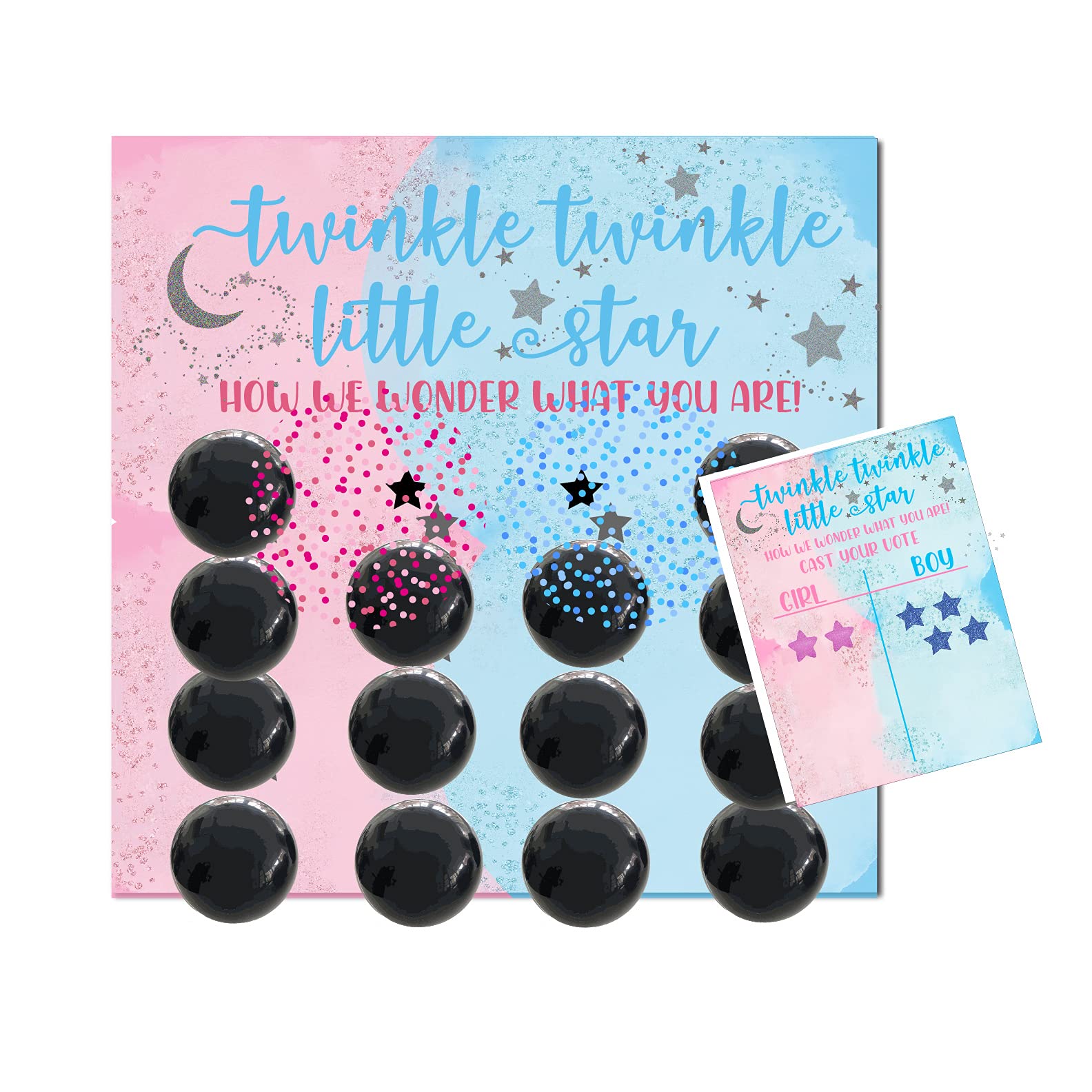 Buy Rool Baby Gender Reveal Party Supplies Game Ideas Pack, Voting and