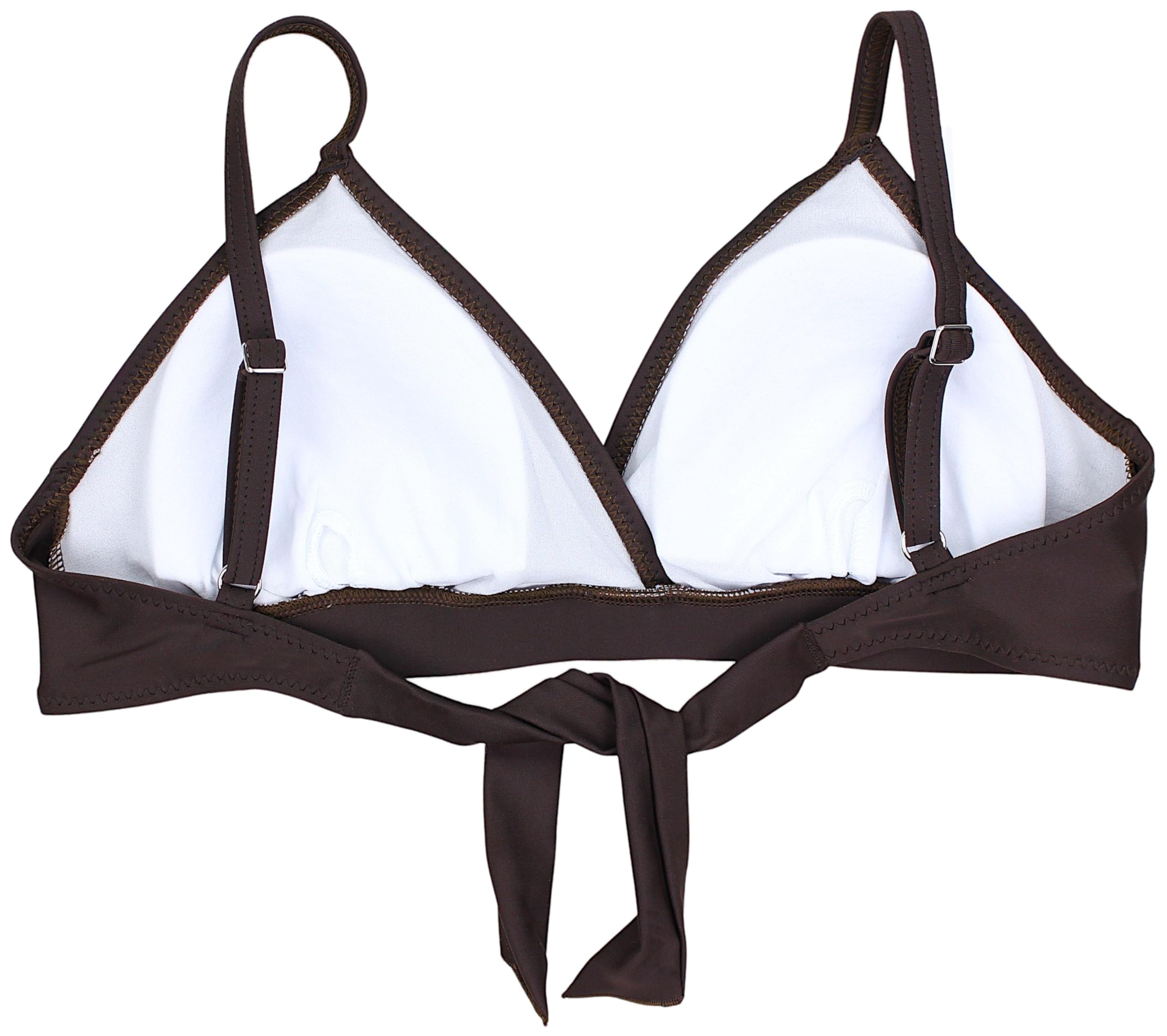 Aquarti Bikini Top Donna – Reggiseno da Bagno Comodo, Coppe A–D, Vari Colori e allacciature, Stile Senza Tempo