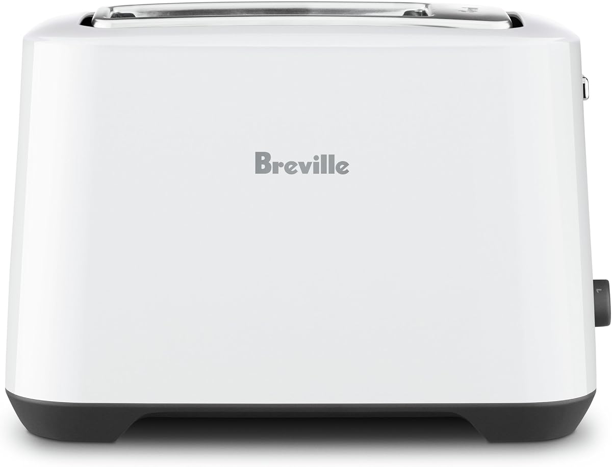 Breville the Lift & Look Plus 2-Slice Toaster (White), BTA360WHT