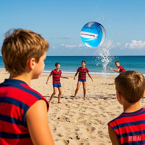 Miniatura 8 de Entrenamiento de voleibol Práctica Oficial Tamaño Interior al aire libre Bola Entrenador Estudiantes Juegan 0.118 in Espesor