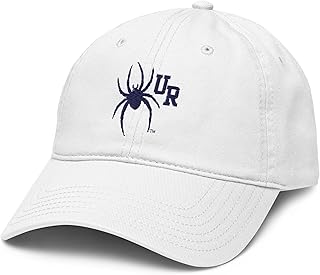 Richmond Spiders Unisex-Adults White Medium Adjustable Baseball Cap