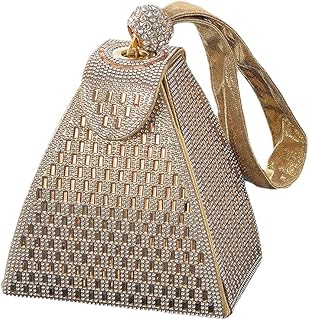 Evening Bags Women Diamonds Fashion Triangle Small Handbags Ladies Party Clutch Purse