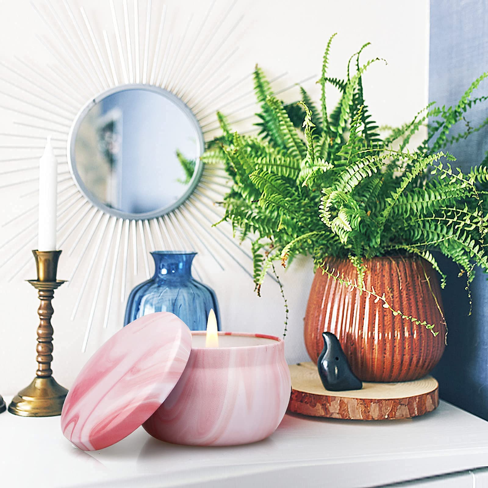 Set 9 Candele Profumate In Cera Di Soia - Regalo Per Donna, Aromaterapia, Per Casa E Relax - Foto 7