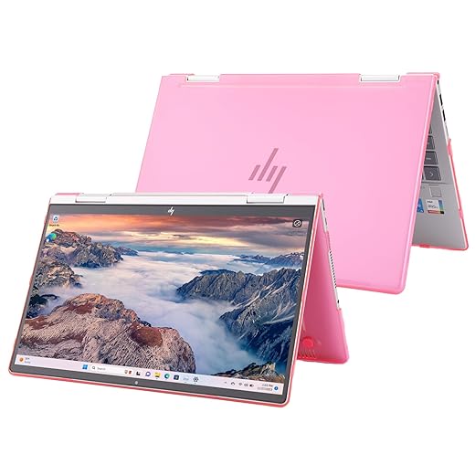 mCover Hard Case ONLY Compatible for 2023~2024 14" HP Envy x360 14-ES0000 Series Laptop Computers (NOT Fitting Any Other HP Models) - Pink