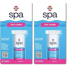HTH Spa 86138 Test Strips, Spa & Hot Tub Chemical Tester, 25 Strips Pack of 2