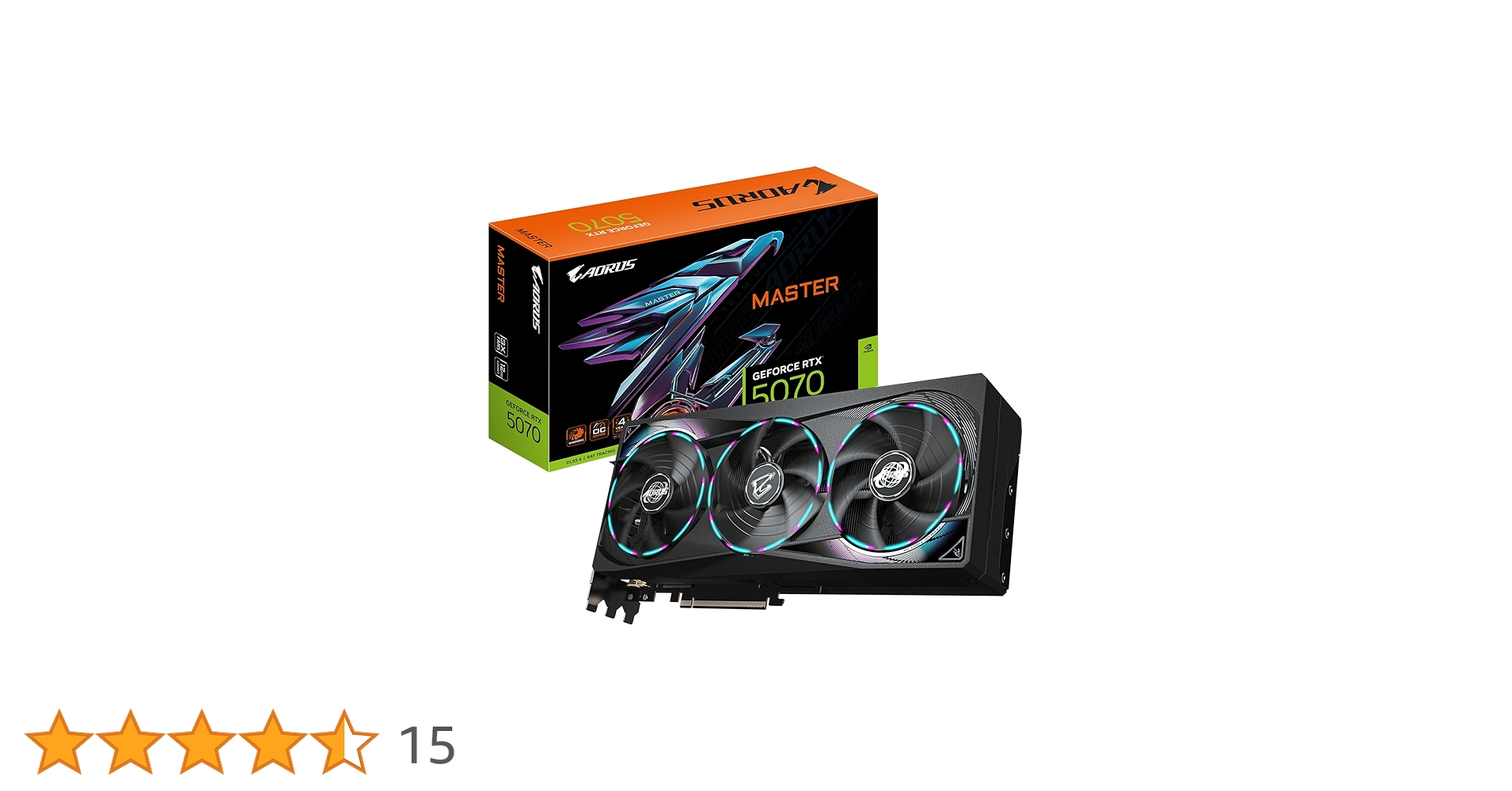 Amazon | GIGABYTE AORUS GeForce RTX 5070 Master 12Gグラフィック Amazon | GIGABYTE AORUS GeForce RTX 5070 Master 12Gグラフィック