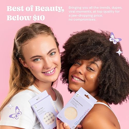 Miniatura 8 de Glossmetics Check Mate - Calcomanías hidrocoloidales para manchas, parches transparentes para espinillas para cara, parches de acné para parche de