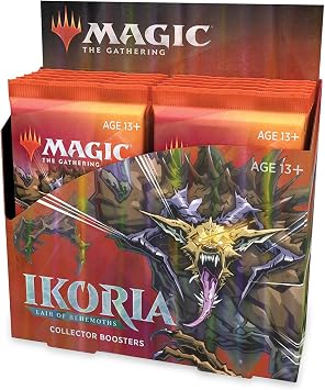 Magic The Gathering Ikoria Lair of Behemoths Collector Booster Box | Special Collector Cards