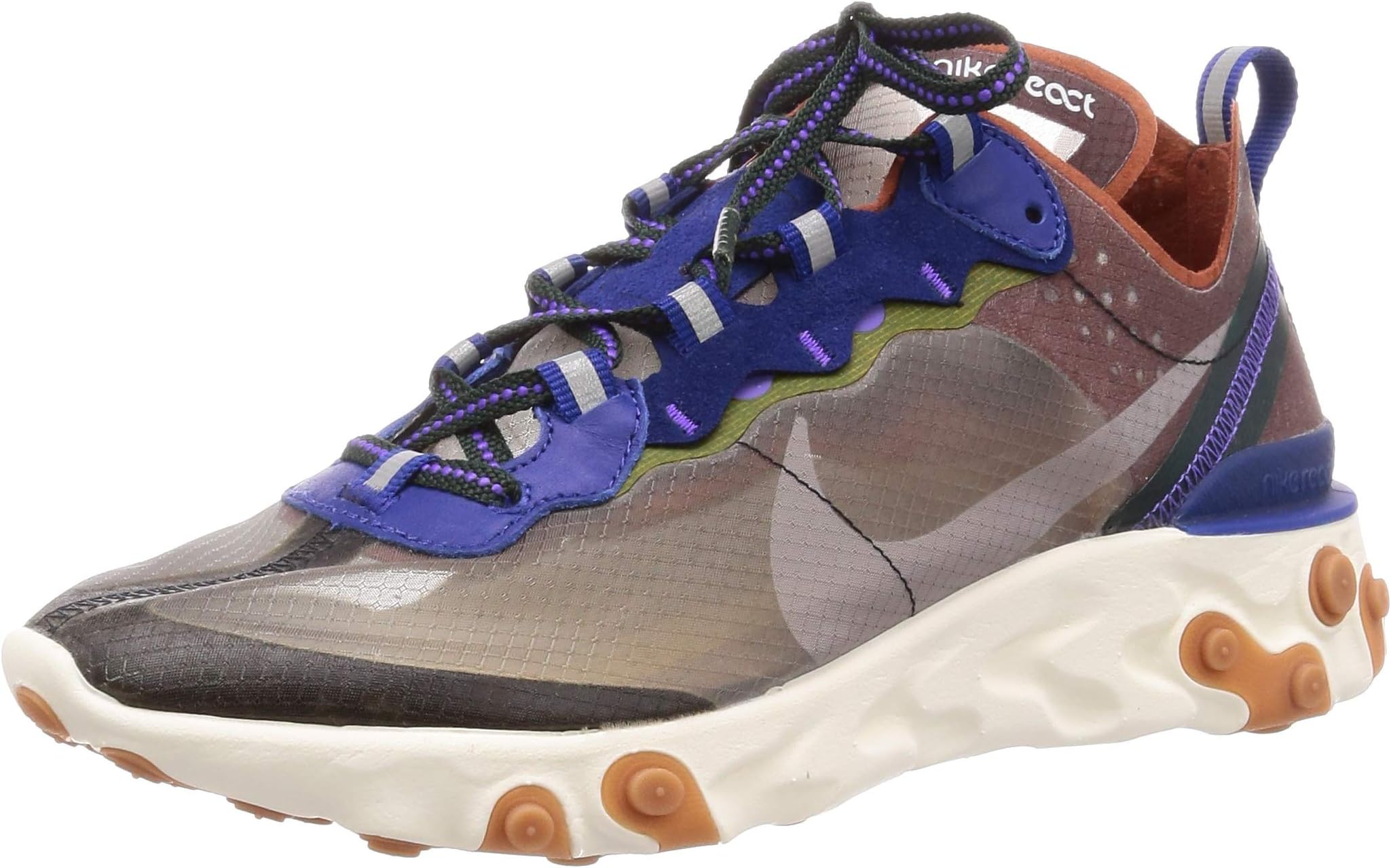 Nike React Element 87, Men's Track & Field Shoes, Multicolour (Dusty Peach/Atmosphere Grey 200), 6 UK (39 EU)