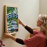 LEGO Art Claude Monet : Le Bassin aux Nymphéas, Harmonie Verte - Set de Construction pour Adulte - Décoration Murale 3D pour la Maison - Maquette de Tableau Impressionniste - Idée Cadeau DIY 31220 - 6