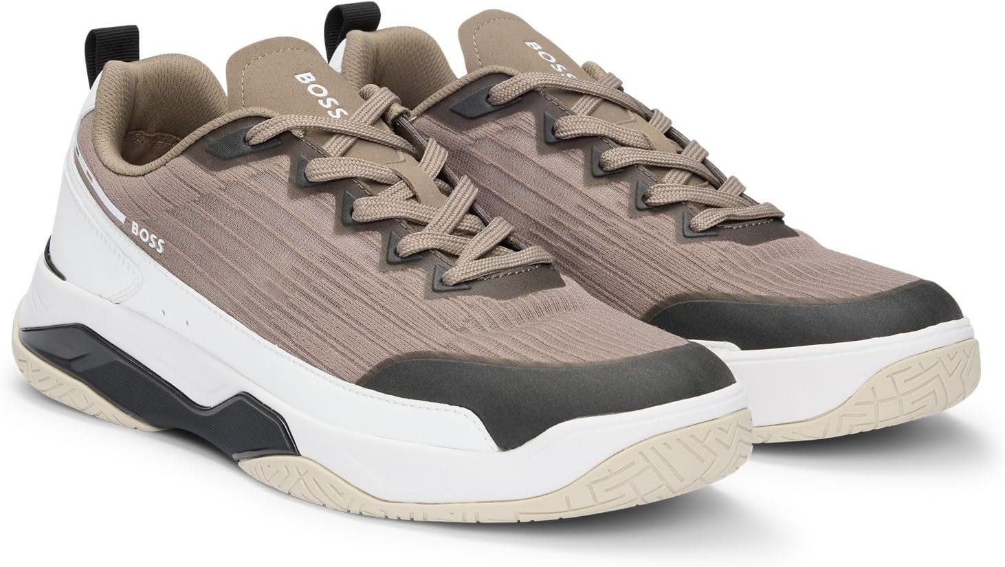 BOSS Men's Courtstride_Tenn_me Tennis, Light/Pastel Green, 10 UK, Light Pastel Green, 11