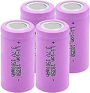 Q Aa Lithium Batteries 3.7V 18350 1500Mah Li ION Deep Cycle Battery Can Be Used for Ecc,4 Rooms,4 Rooms