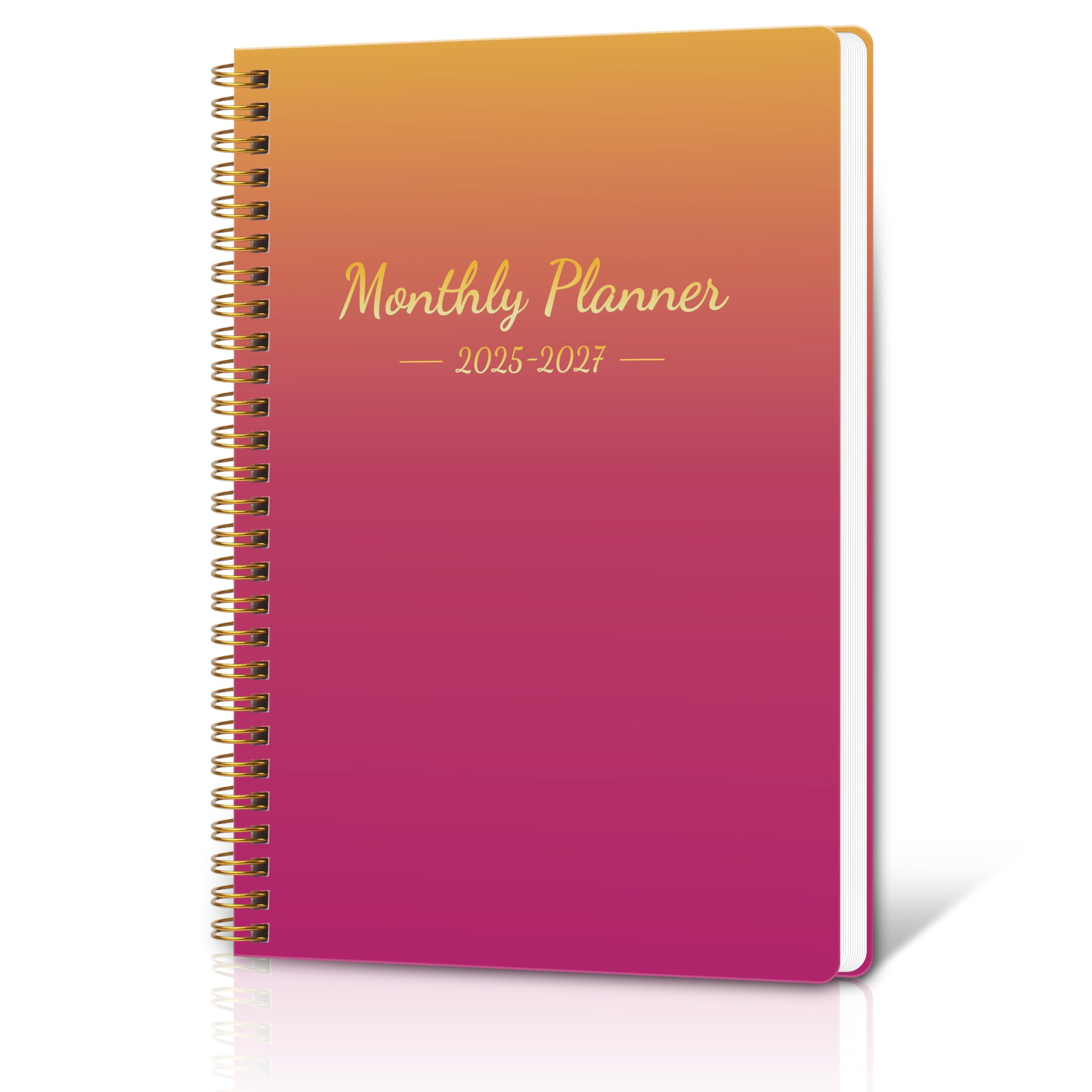 KMQOY Monthly Planner 2026, Monthly Calender Covering Jan 2026, Jun 2027, 18 Months Planner with Habit Tracker, 7.2" x 9.5"