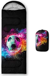 QOOMO Ball Flower Camping Sleeping Bags,3 Season Warm & Cool Weather,Lightweight,Waterproof Sleeping Bags for Adults & Kids,Traveling,and Outdoors,Camping Gear Equipment