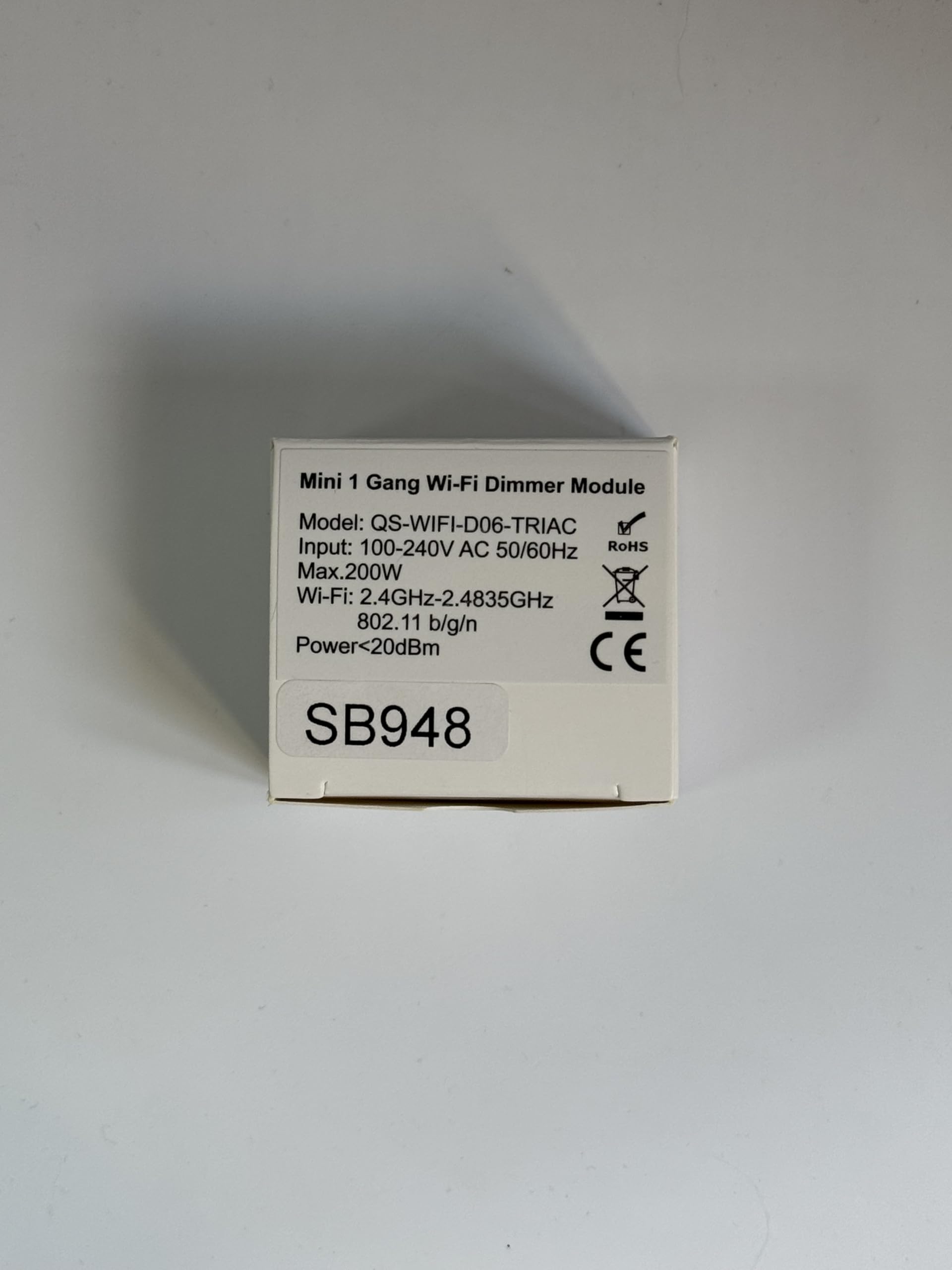 Sone Smart One Tuya Smart Life - Dimmer Wi-Fi da incasso, 150 W | Dimmer WiFi, interruttore dimmer, LED 150 W, Alexa, Tuya Smart Life, Triac, da incasso, interruttore della luce, alogeno