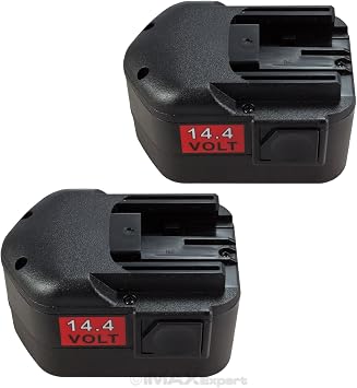 ExpertPower 2 x 14.4v 1500mAh NiCd Battery for Milwaukee 48-11-1000 48-11-1014 48-11-1024