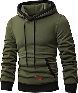 Sponsored You’re seeing this ad based on the product’s relevance to your search query.Learn more about this advertisement Jmierr Men's Long Sleeve Hoodie, Men's Warm Pullover with Hood, Casual Hooded Jacket, Hoodie, Cotton Sweatshirt, Drawstring Hoodie with Pocket