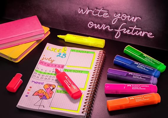Faber-Castell 154663 - Textliner 1546 işaretleme kalemi, doldurulabilir, yeşil