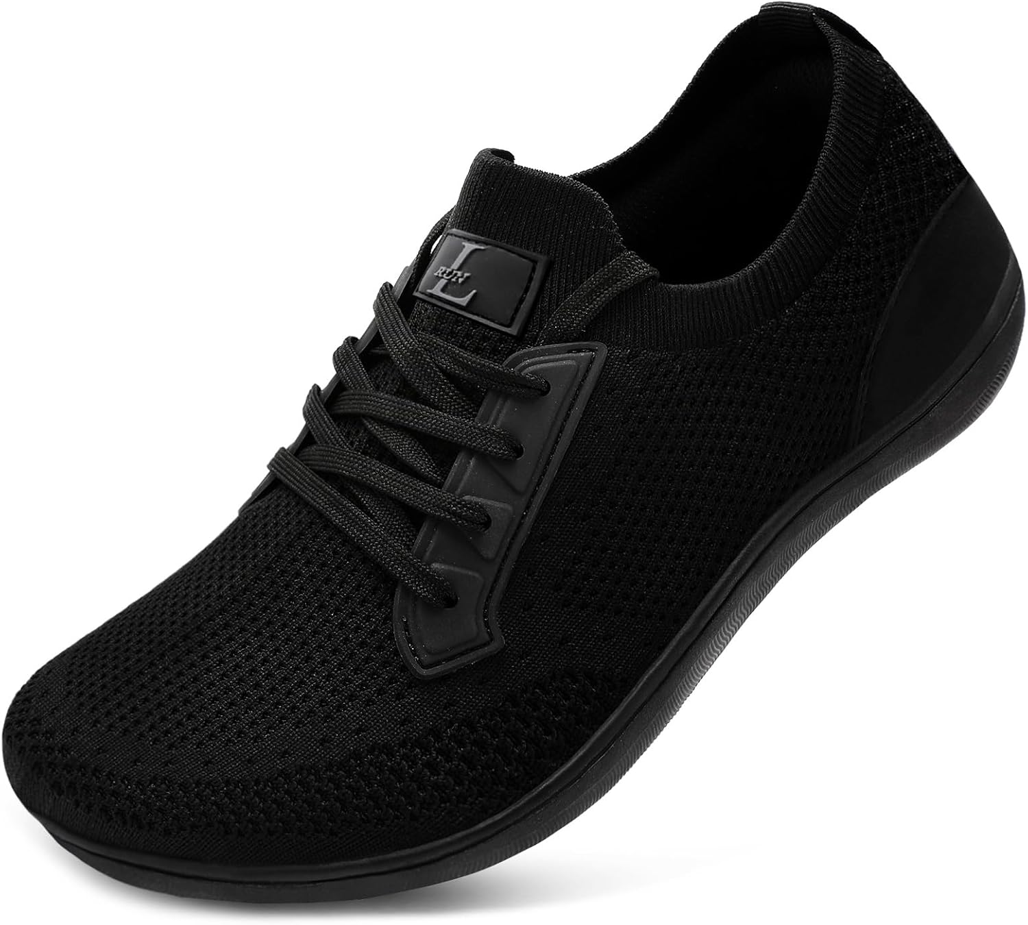 L-RUN Mens Walking Shoes Wide Toe Barefoot Shoes Minimalist Men’s Casual Dress Shoes Breathable Zero Drop Fashion Sneakers