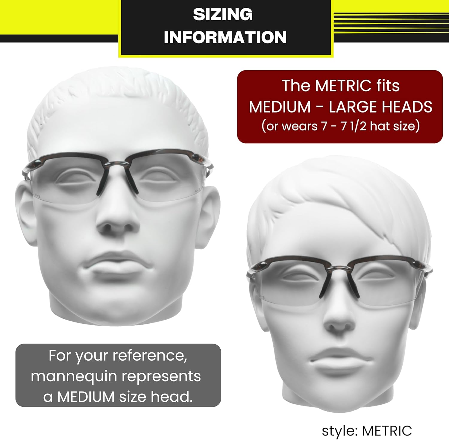 proSPORT Night Driving Sport Wrap Around Clear And Yellow Lens For Driving Biking Hiking Hunting Anti Glare Sunglasses