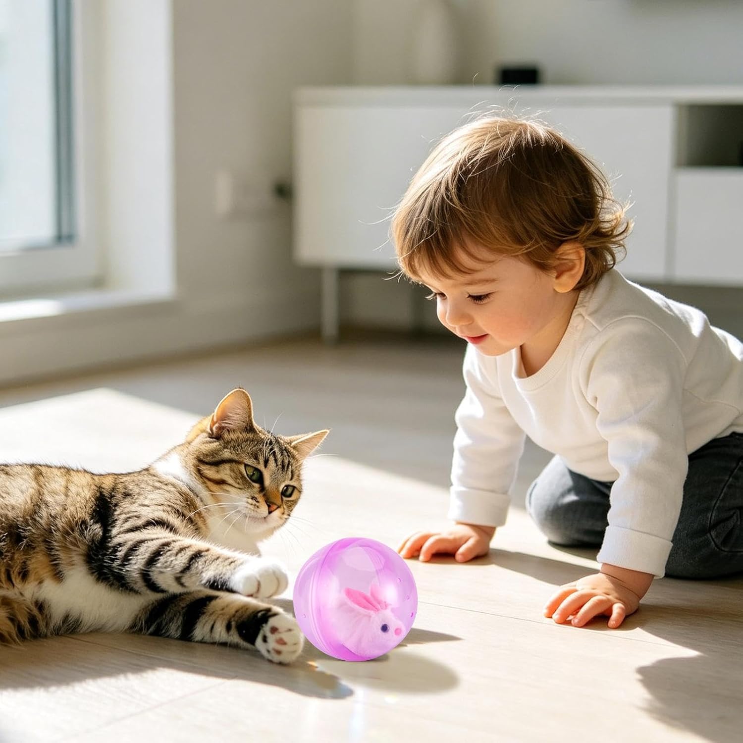 Electric Cat Toy - Automatic Interactive Play, Sound Pet Entertainment image 5