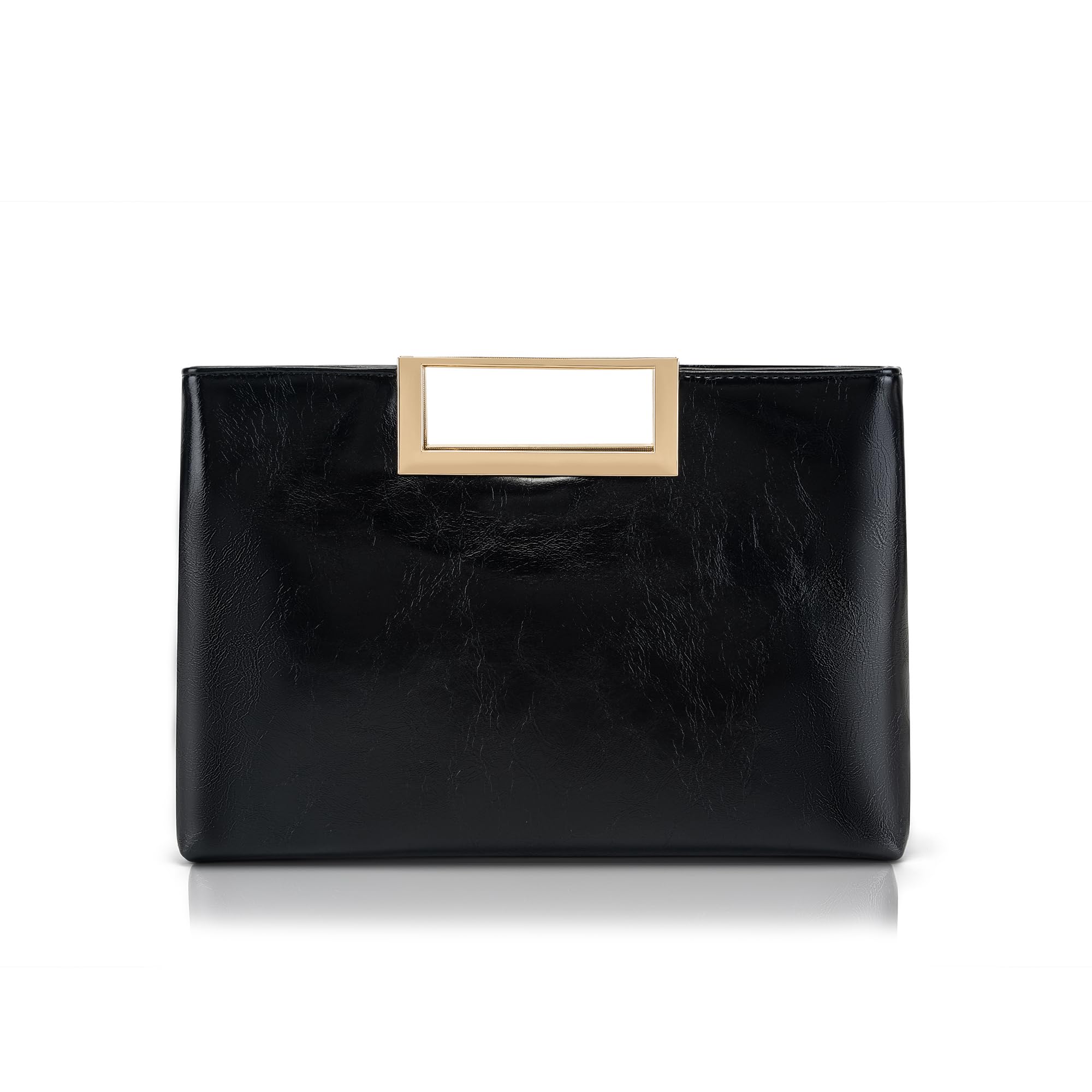 Milisente Clutch Purses for Women Formal Casual Sparkly PU Leather Handbag Purse with Handle for Prom Cocktail Wedding