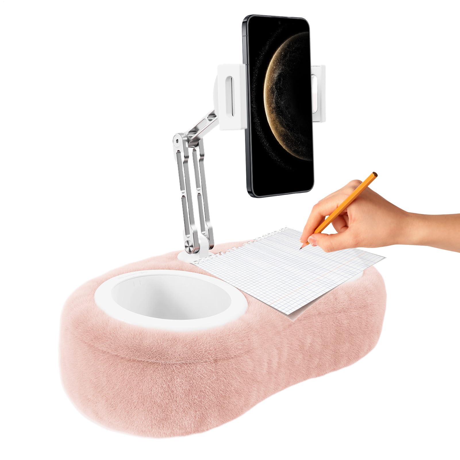 Supporto Cuscino Per Telefono Da Appoggio Sul Grembo Supporto Per Cellulare | Supporto Girevole per Smartphone e Tablet per Divano Scrivania