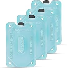Cooler Ice Gel Pad, Cooler Accessories for Cold Storage, ice Cream Delivery Transport, Perfect for Keeping Food Or Beverages Cooling, Medicine Cold, & Many More, (Pack of 4), 700ML Each