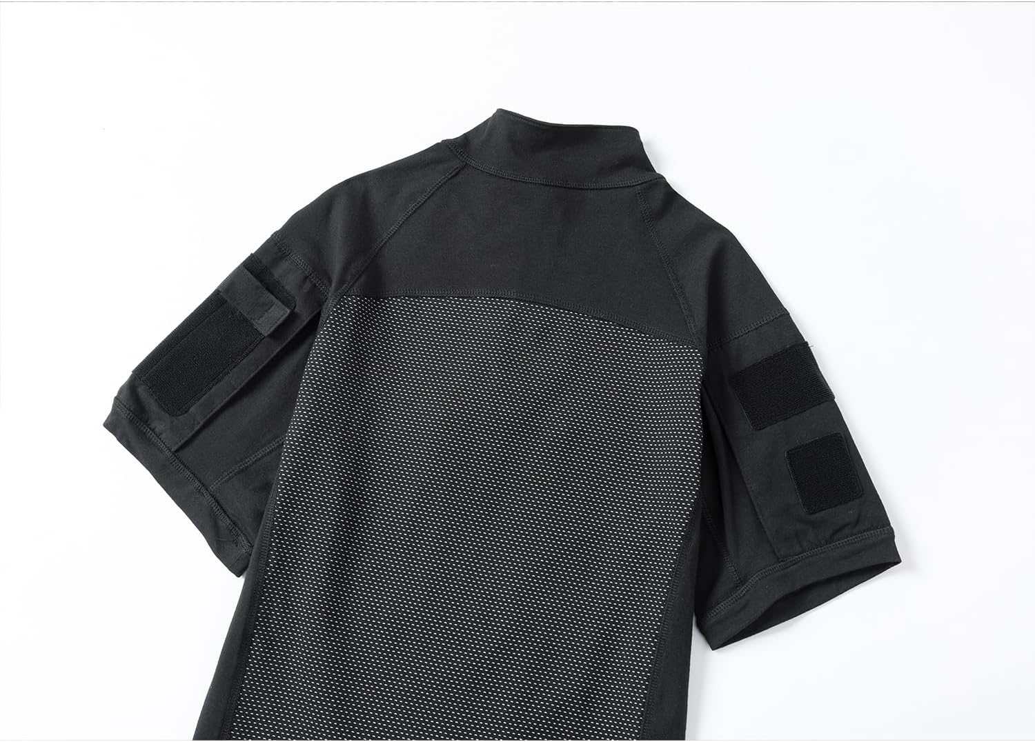 AKARMY Men's Military Short Sleeve T-Shirt, Tactical Cargo Pullover Polo Shirts, Outdoor Camo Shirt with 1/4 Zipper - Image 7