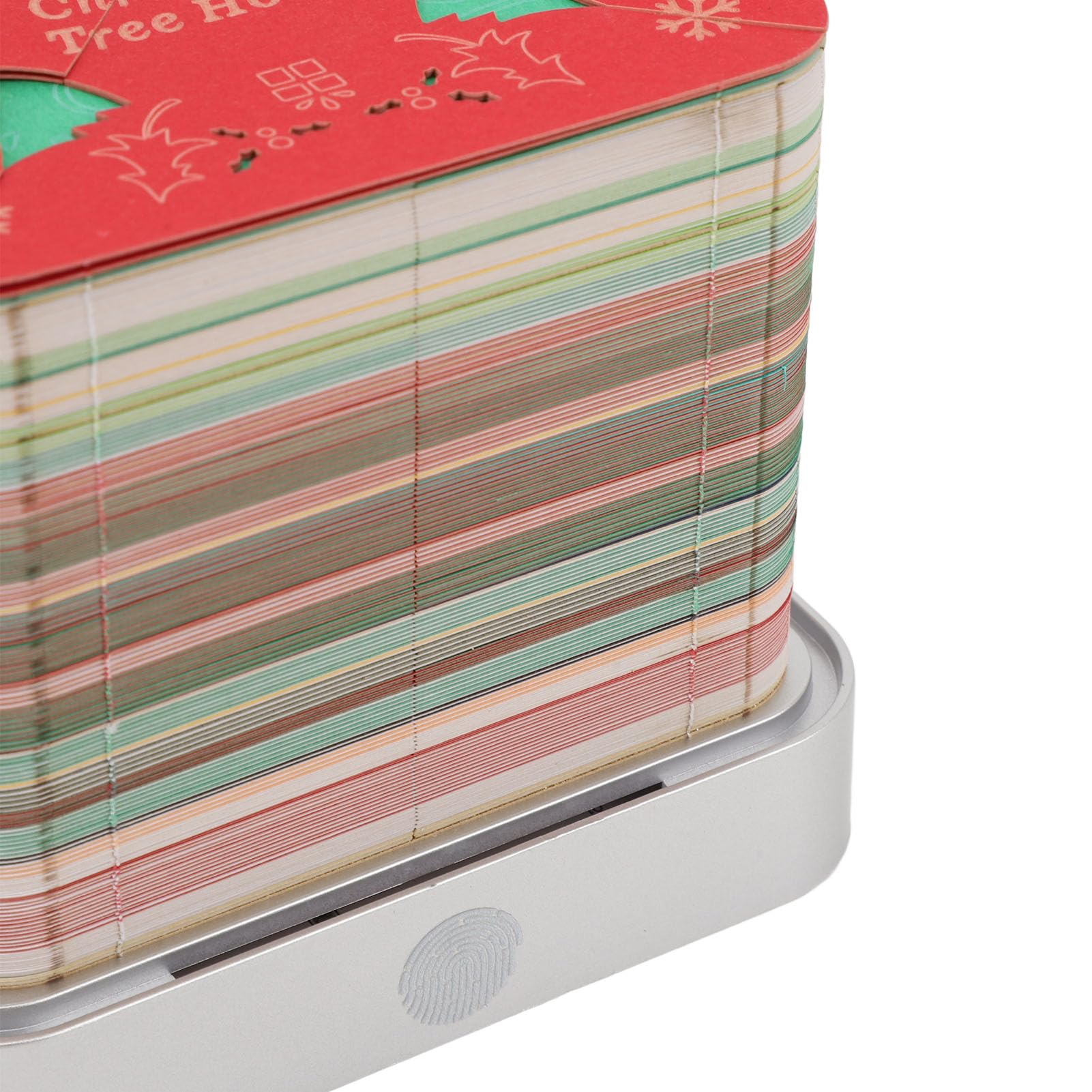 3D-Notizblock, Weihnachtsbaum, Haus, Papierschnitzerei, Kunst-Notizblock mit Kalender 2026 für Schreibtisch, Ornament, Geschenk, 3D-Notizblock, Papierschnitzerei,