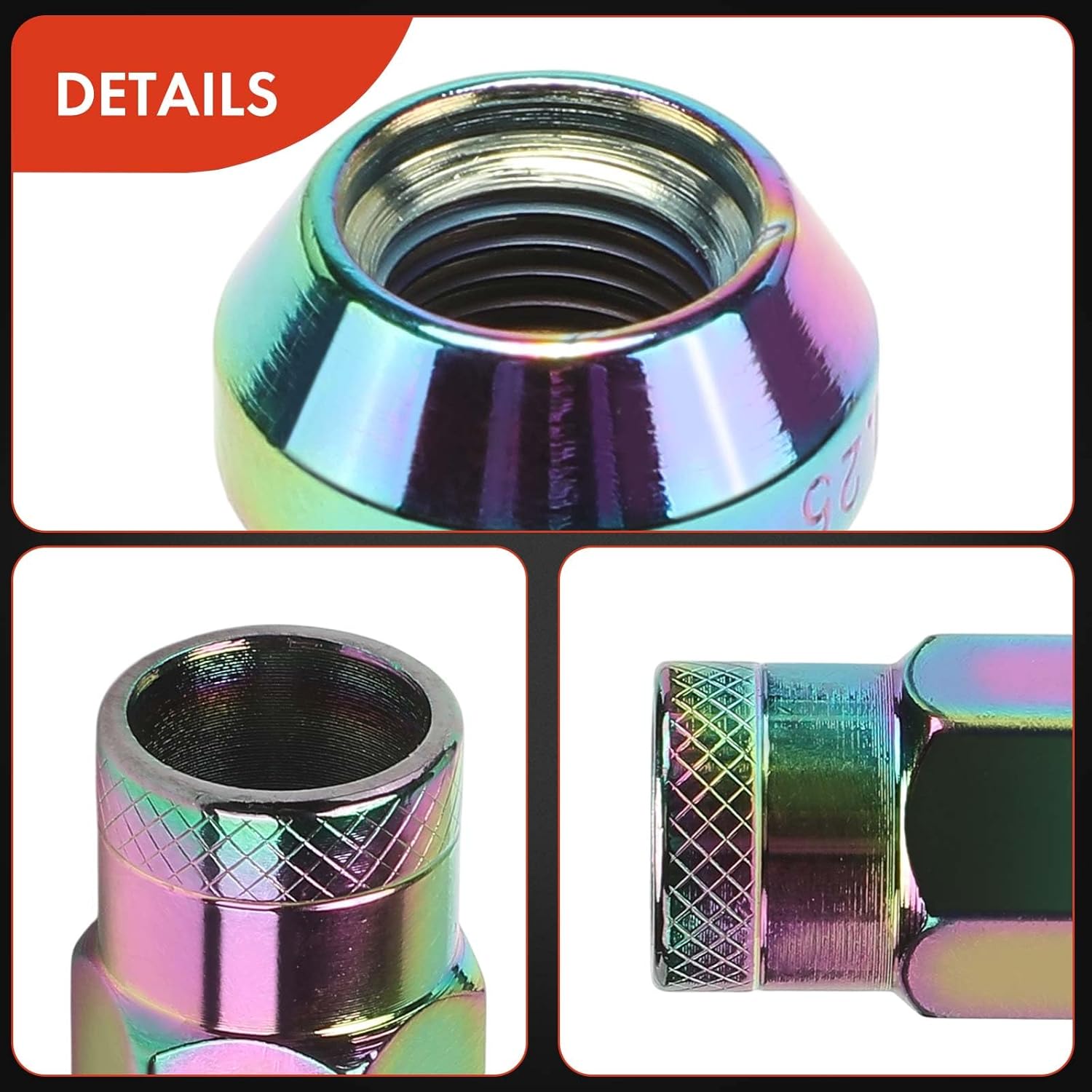 A-Premium 21-PC M12x1.25 Wheel Lug Nuts Compatible with Infiniti FX35 2003-2012, Front and Rear Side