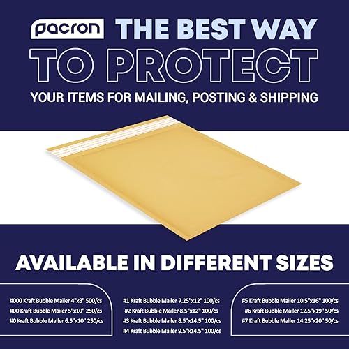 Miniatura 4 de Paquete de 100 sobres de burbujas de papel de estraza acolchados de 8.5 x 12 pulgadas, sobres de correo amarillos para documentos y paquetes,