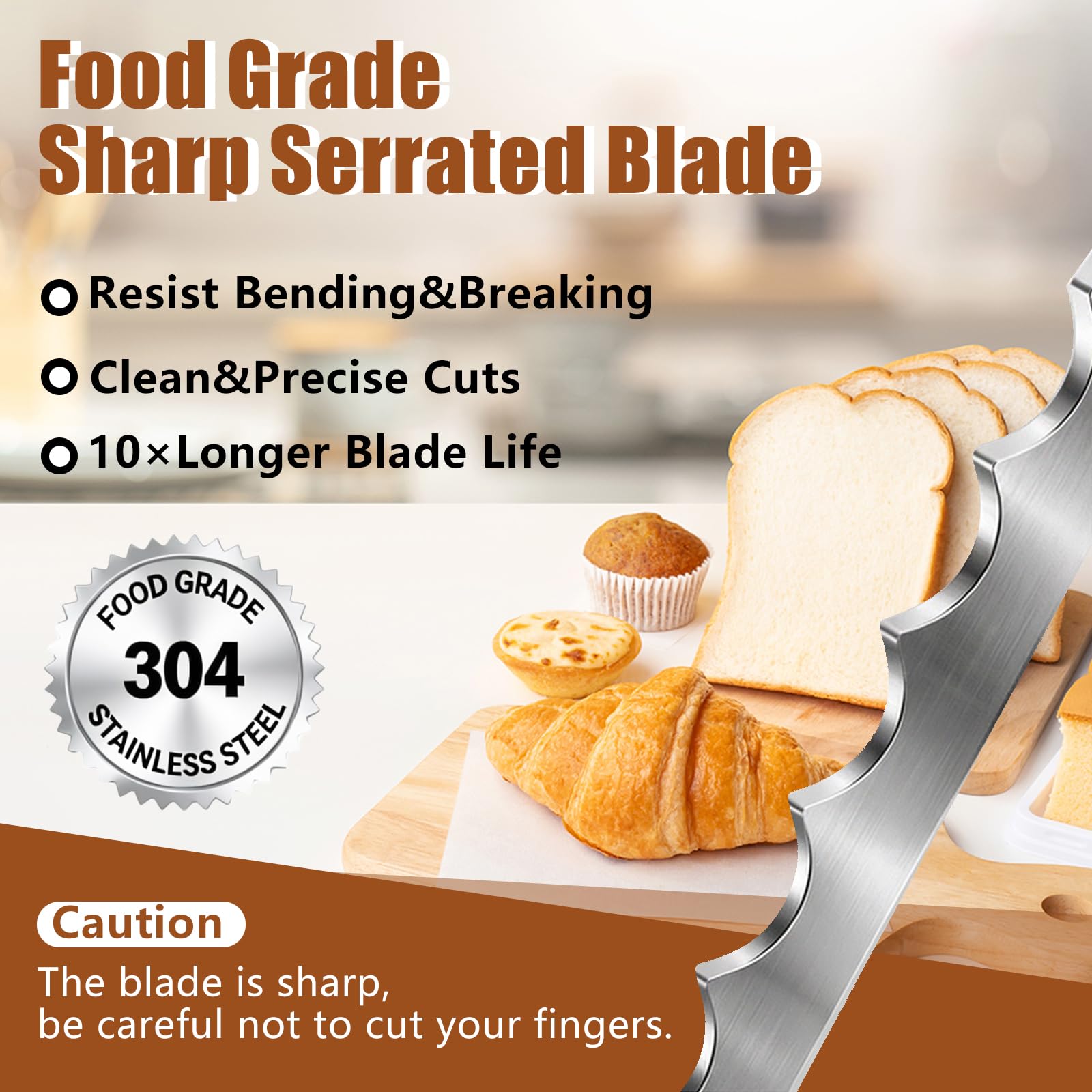 Adjustable Bread Slicer - Perfect Slices Every Time -5 Adjustable Bread Slicer - Perfect Slices Every Time -5