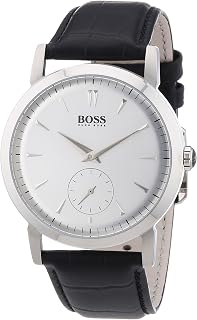 Boss Hugo Herren-Armbanduhr XL Analog Quarz Leder 1512774