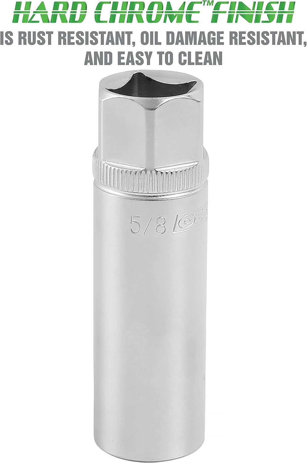 OEMTOOLS 22888 5/8 Inch 1/2 Inch Drive Magnetic Spark Plug Socket