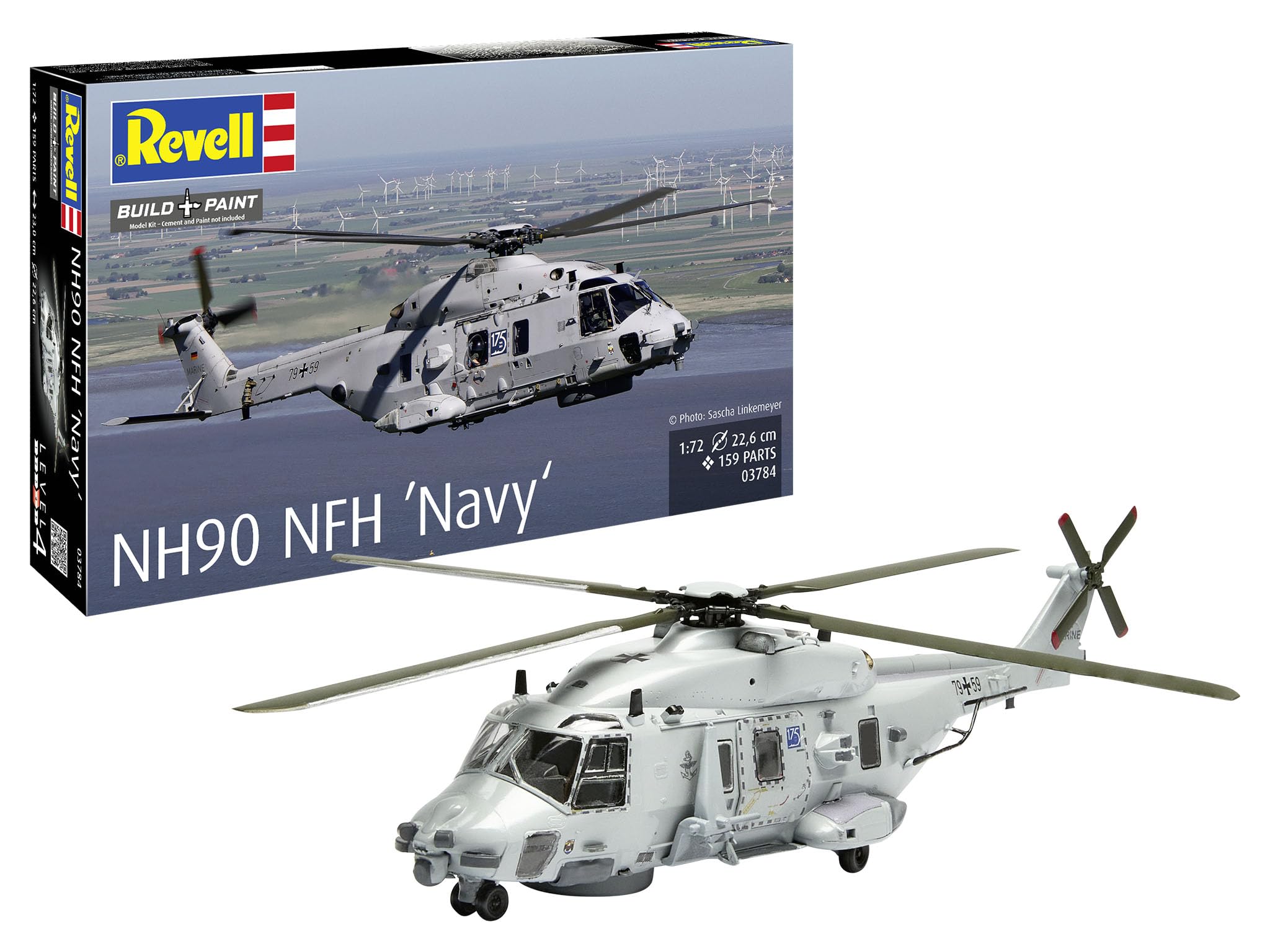 Amazon | ドイツレベル 1/72 NH90 NFH Navy プラモデル 03784
