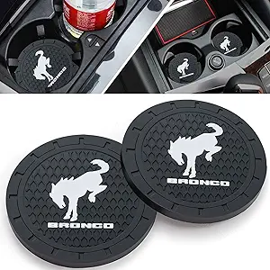 Car Cup Holder Coaster for Ford Bronco, 2.76 inch, 2 pieces